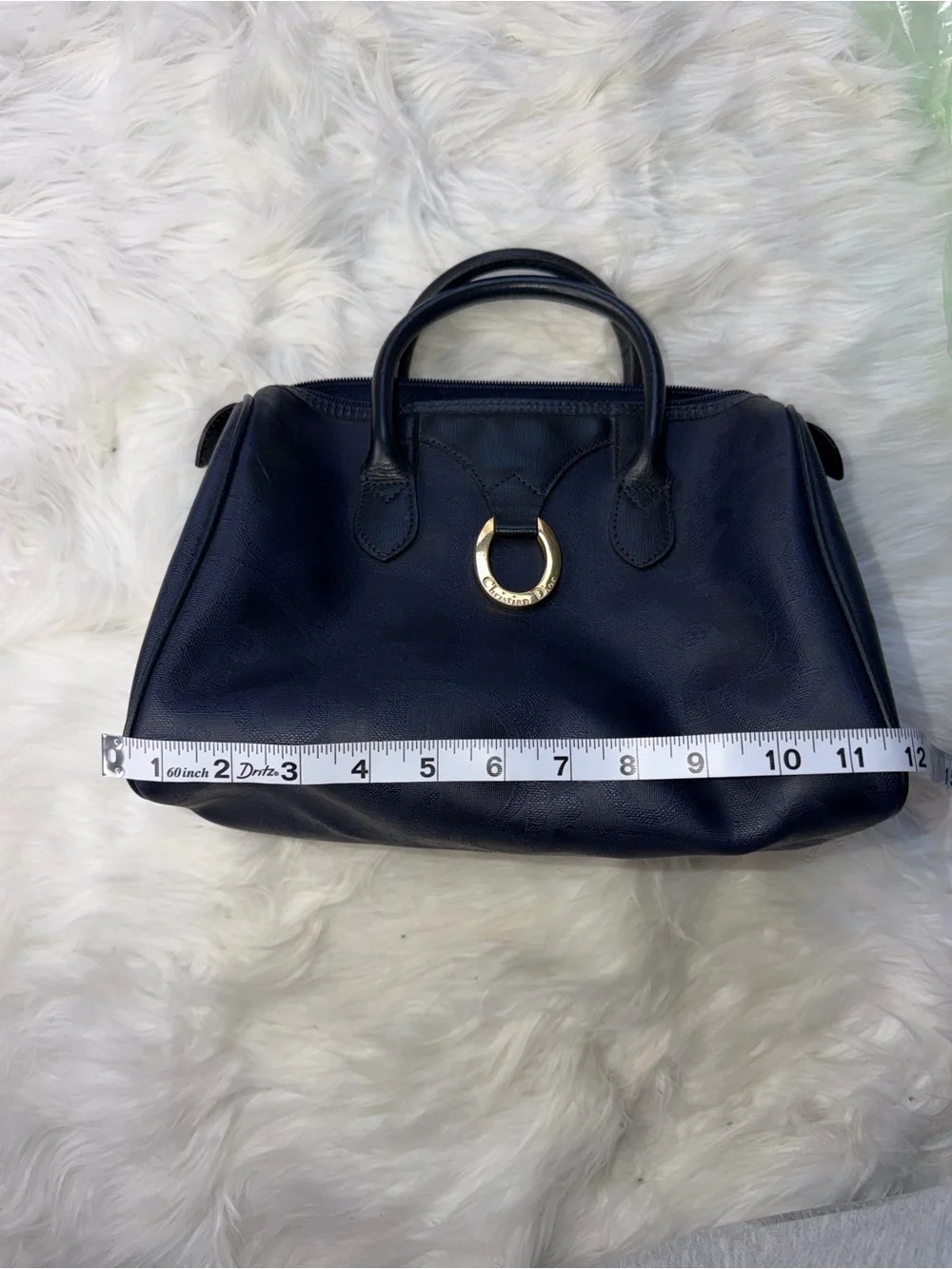 Vintage Christian Dior Trotter Boston Bag Tote